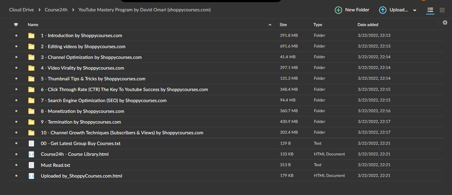 David Omari - YouTube Mastery Program