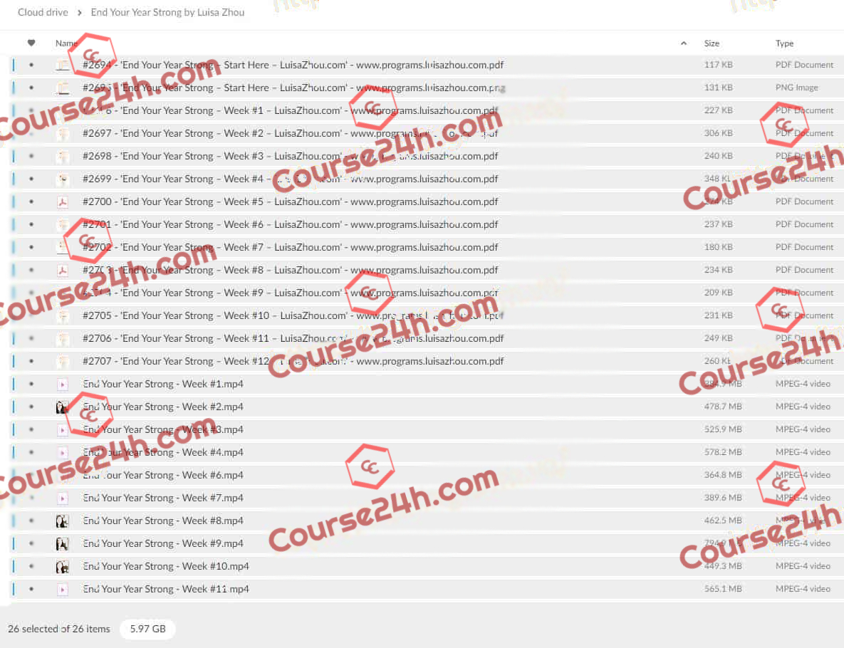 Luisa Zhou - End Your Year Strong