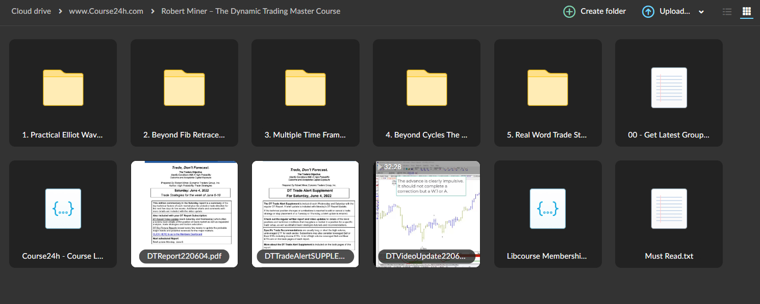 Robert Miner - The Dynamic Trading Master Course