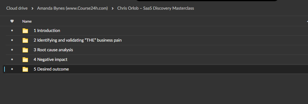 Chris Orlob - SaaS Discovery Masterclass