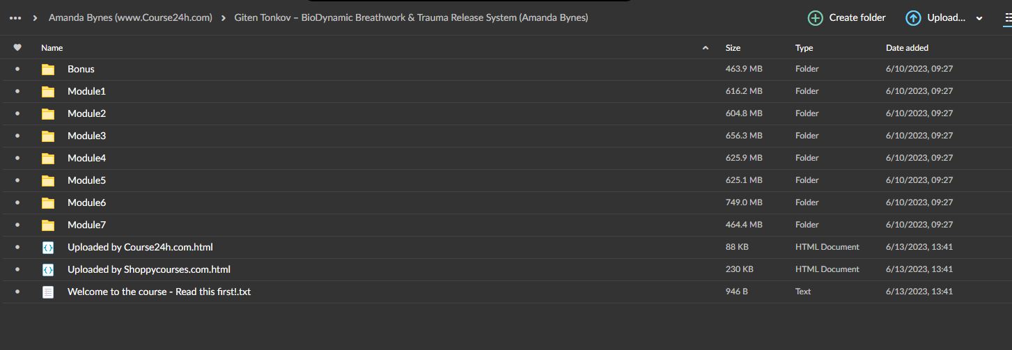 Giten Tonkov – BioDynamic Breathwork & Trauma Release System