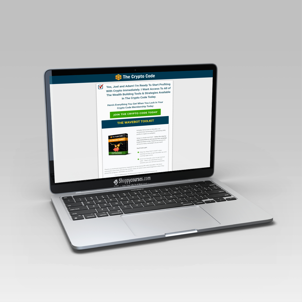 Joel Peterson & Adam Short – Crypto Code - ShoppyCourses [$35]