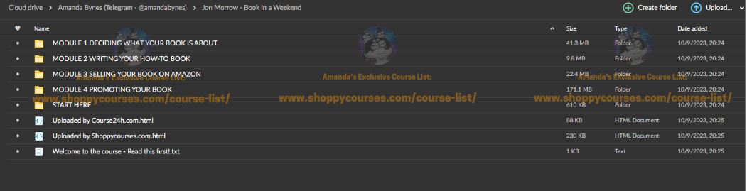 Jon Morrow - Book in a Weekend