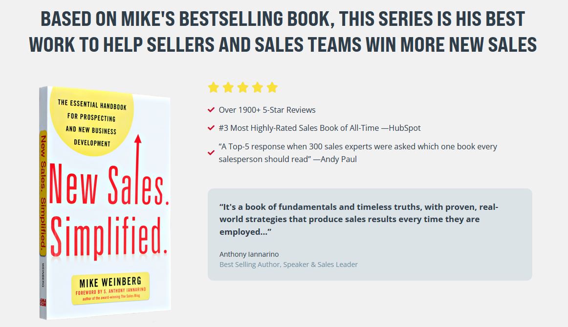 New Sales - Simplified - Video Coaching Series