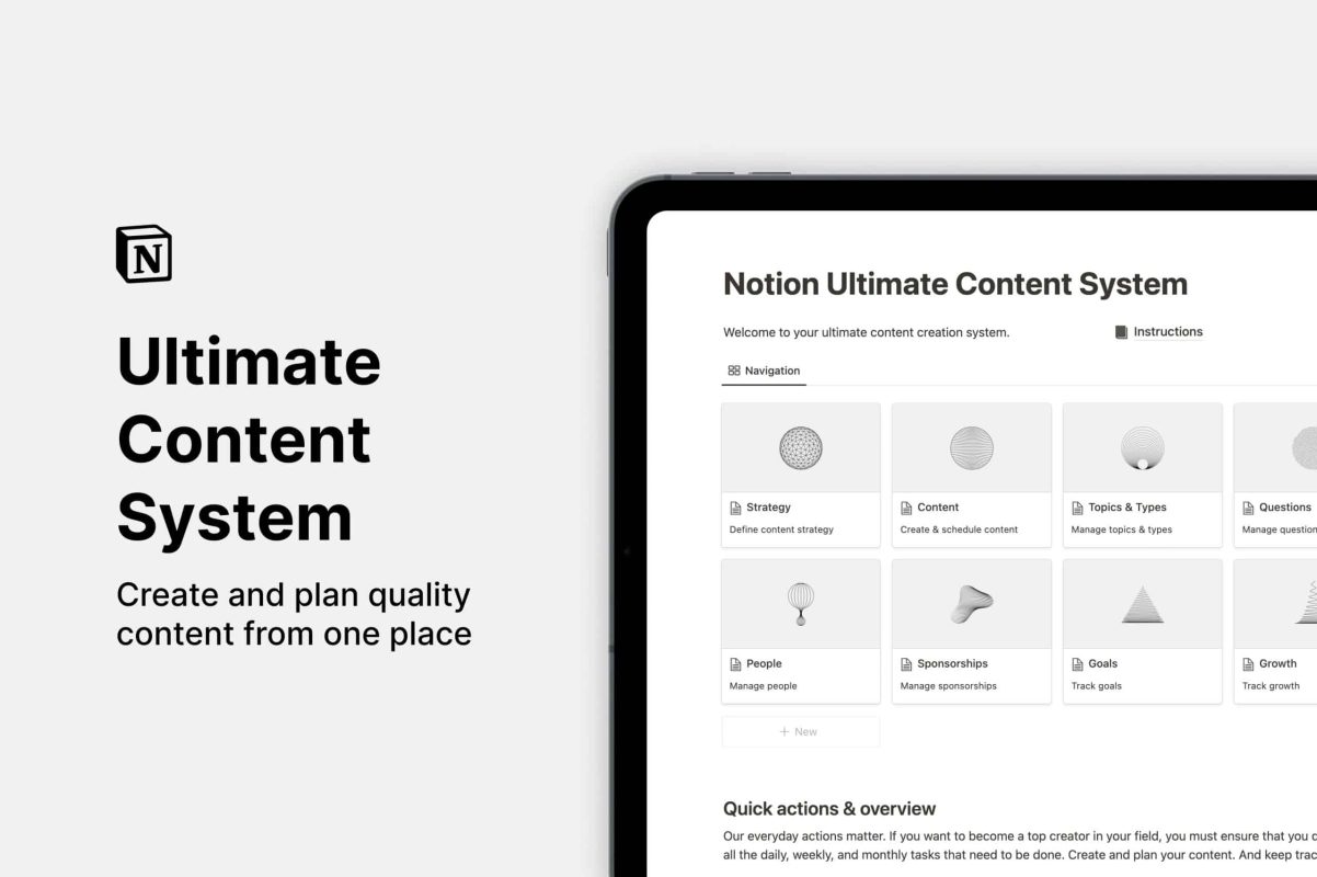 Notion Ultimate Content System