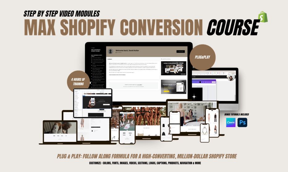 Max Conversion Shopify Course