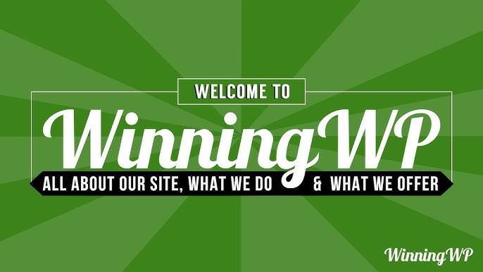 Winning at WordPress