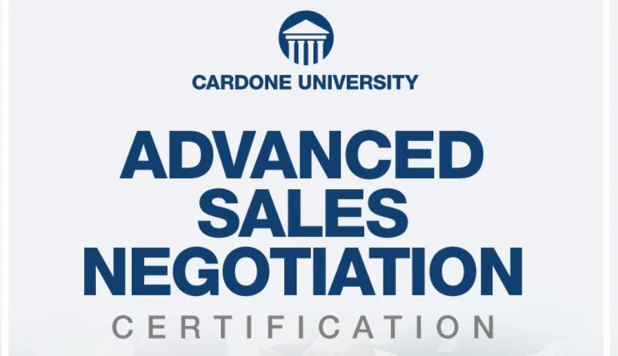 Advanced Sales Negotiation Certification
