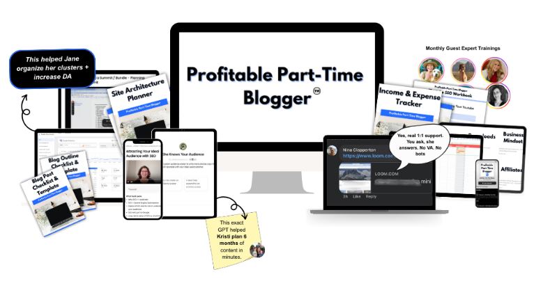 Profitable Part-Time Blogger