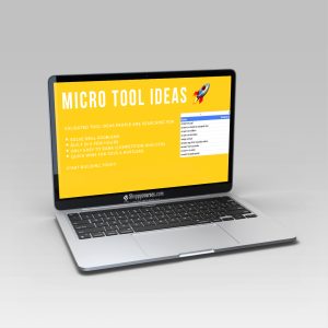 Paul P - Easy-to-Rank Micro-Tool Ideas You Can Build Fast