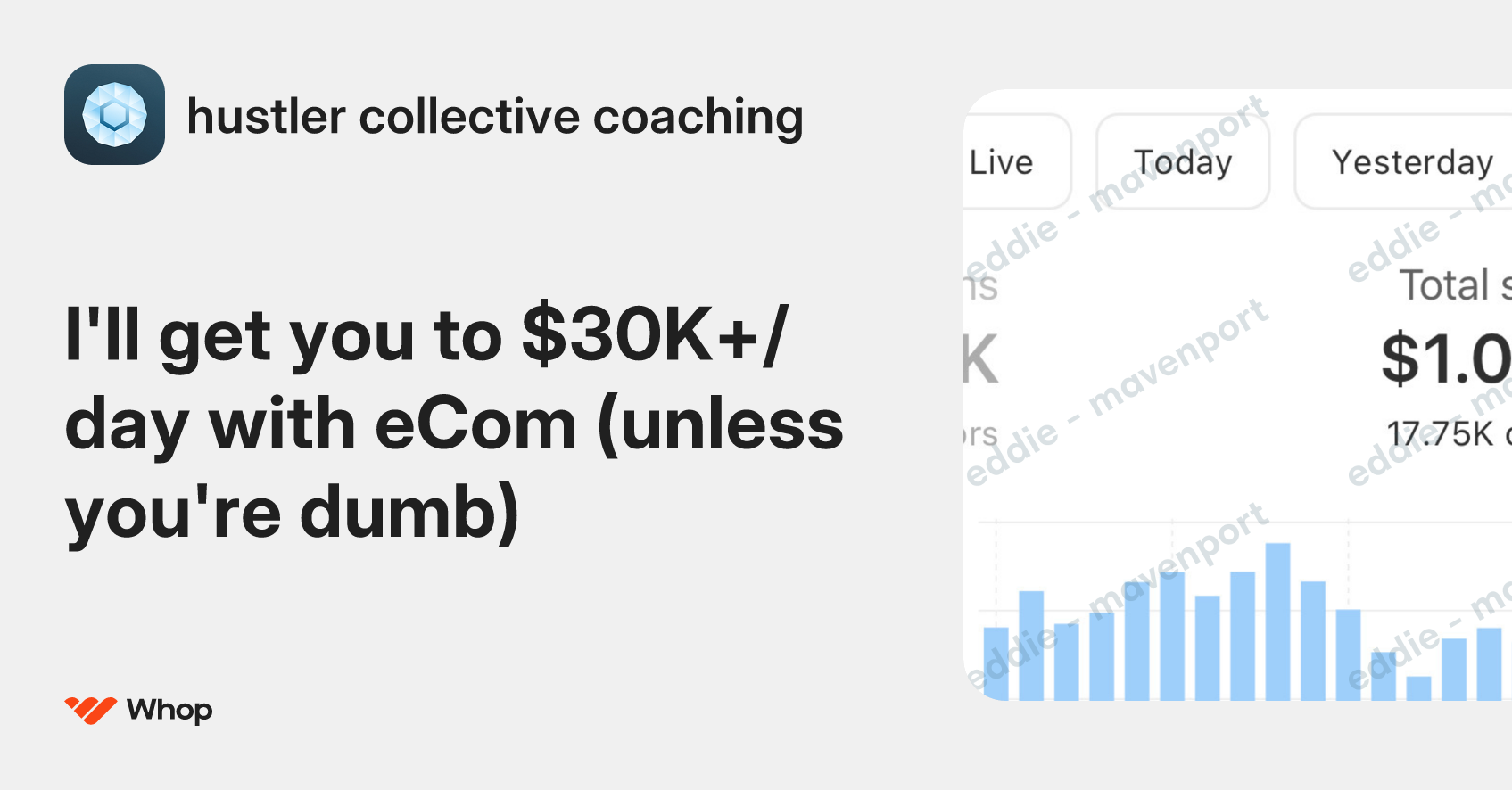 Build $30K+day with eCom