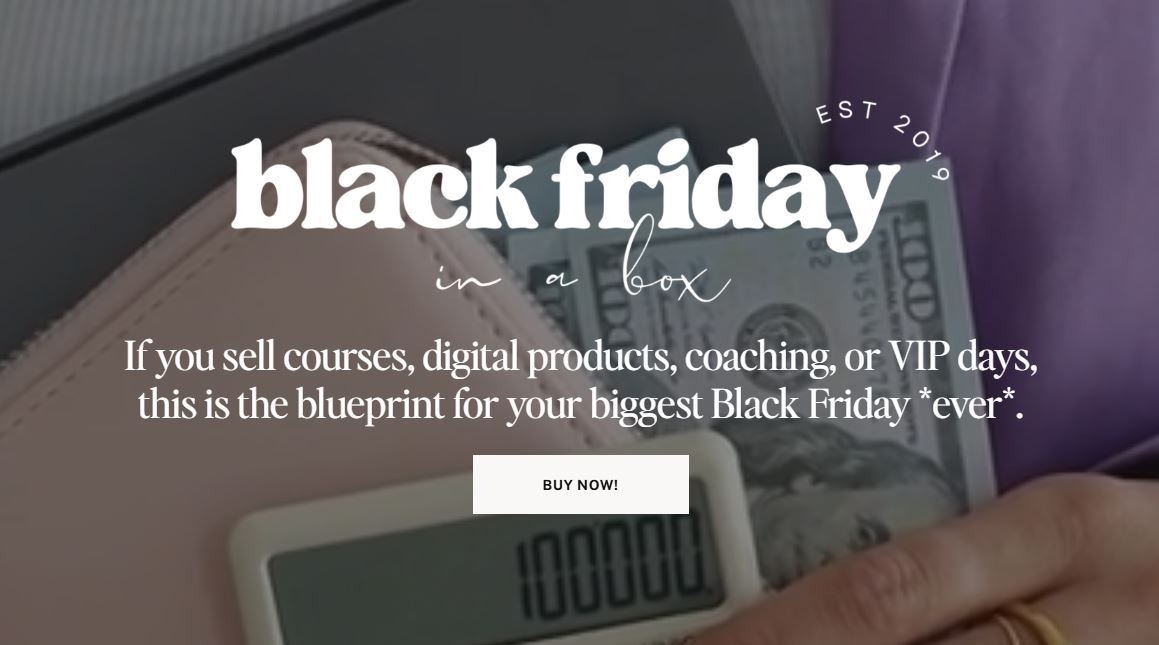 Black Friday in a Box Bundle