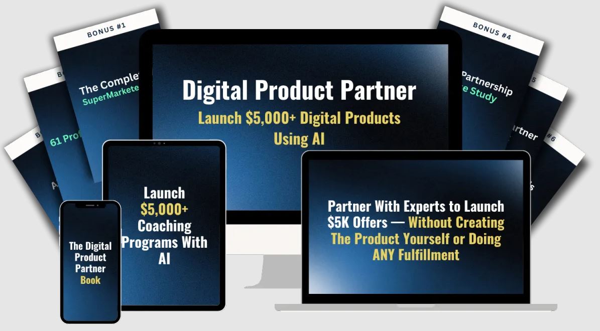 Digital Product Partner Book + Upsells