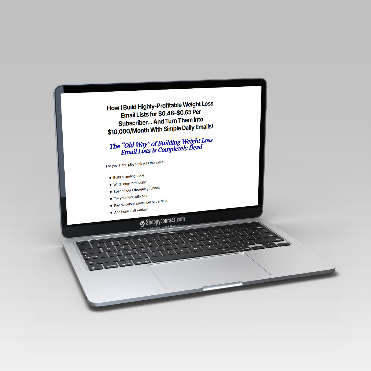 Duston McGroarty - Weight Loss Affiliate Secrets 2026 Duston McGroarty - Weight Loss Affiliate Secrets 2026