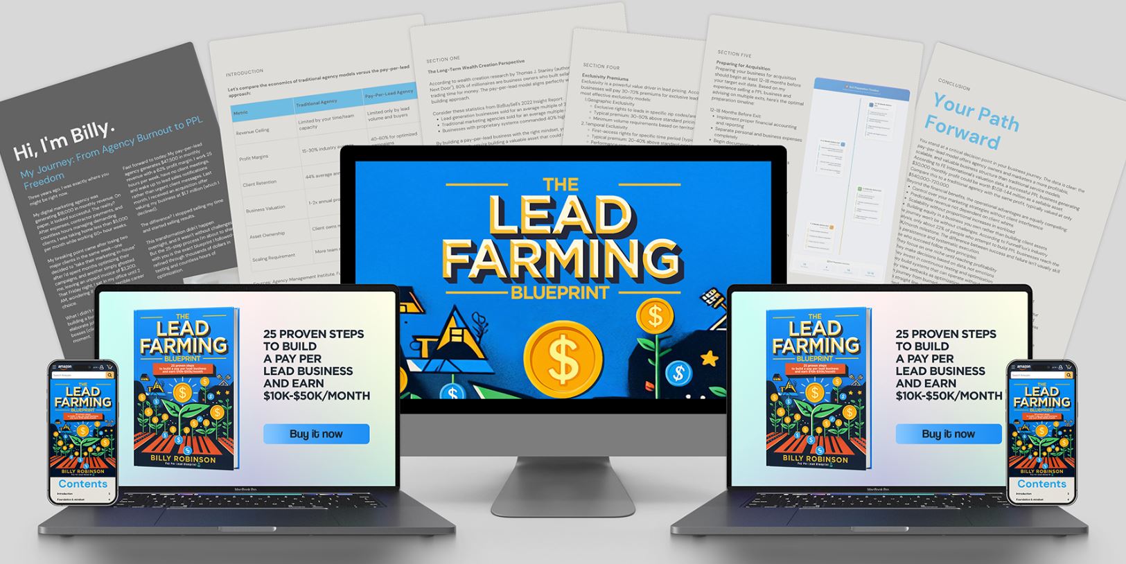 Lead Farming Blueprint Video Course & PDF + Upsell