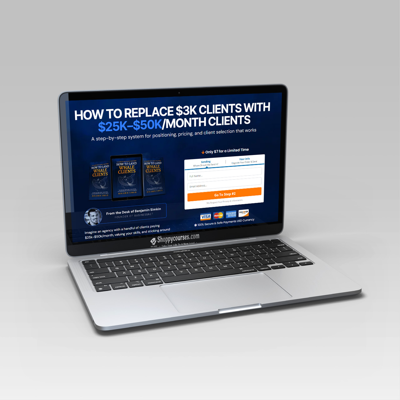 Ben Simkin - How to Land Whale Clients Book and Bonuses + Upsells Ben Simkin - How to Land Whale Clients Book and Bonuses + Upsells