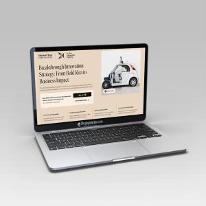 Breakthrough Innovation Strategy - From Bold Idea to Business Impact