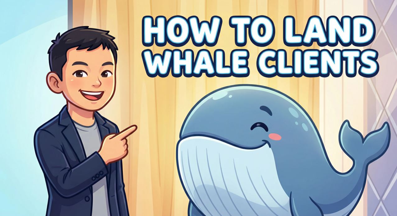 How to Land Whale Clients Book and Bonuses + Upsells