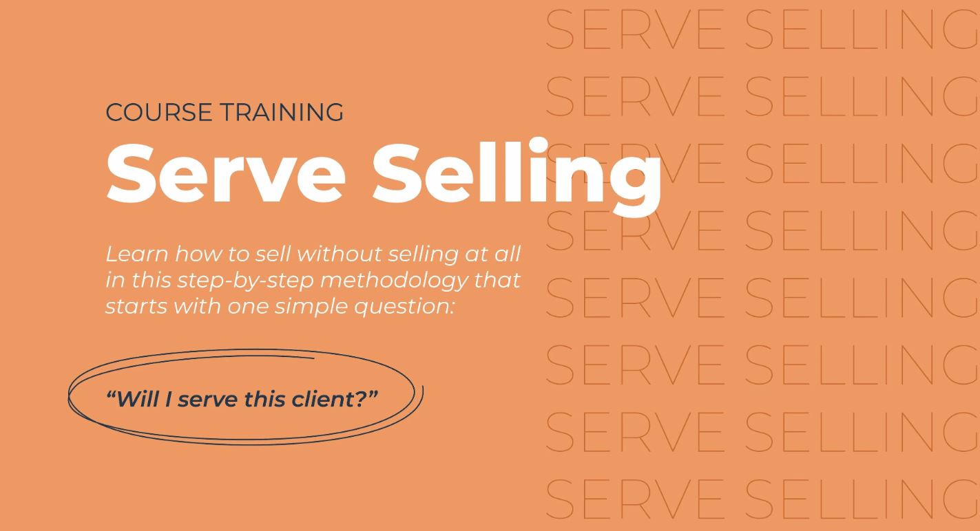 Serve Selling & Confidence Course