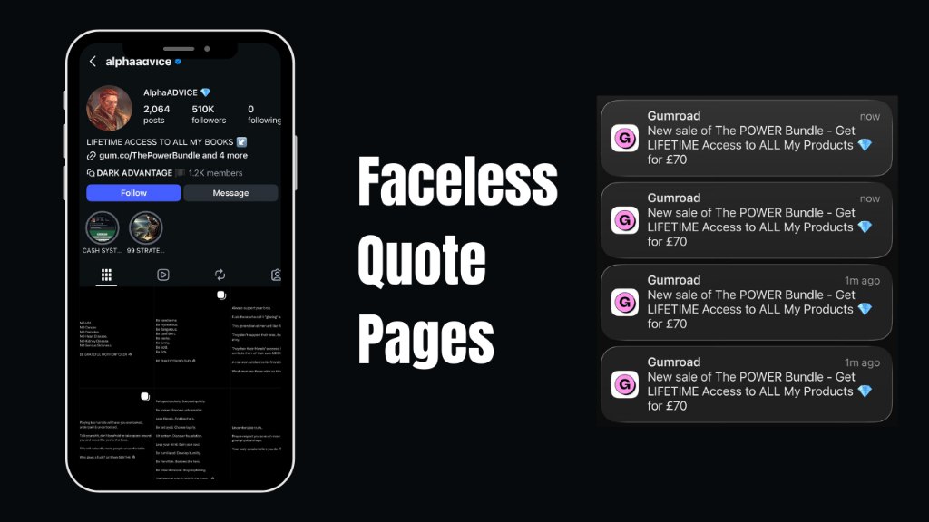 Build Faceless Quote Pages