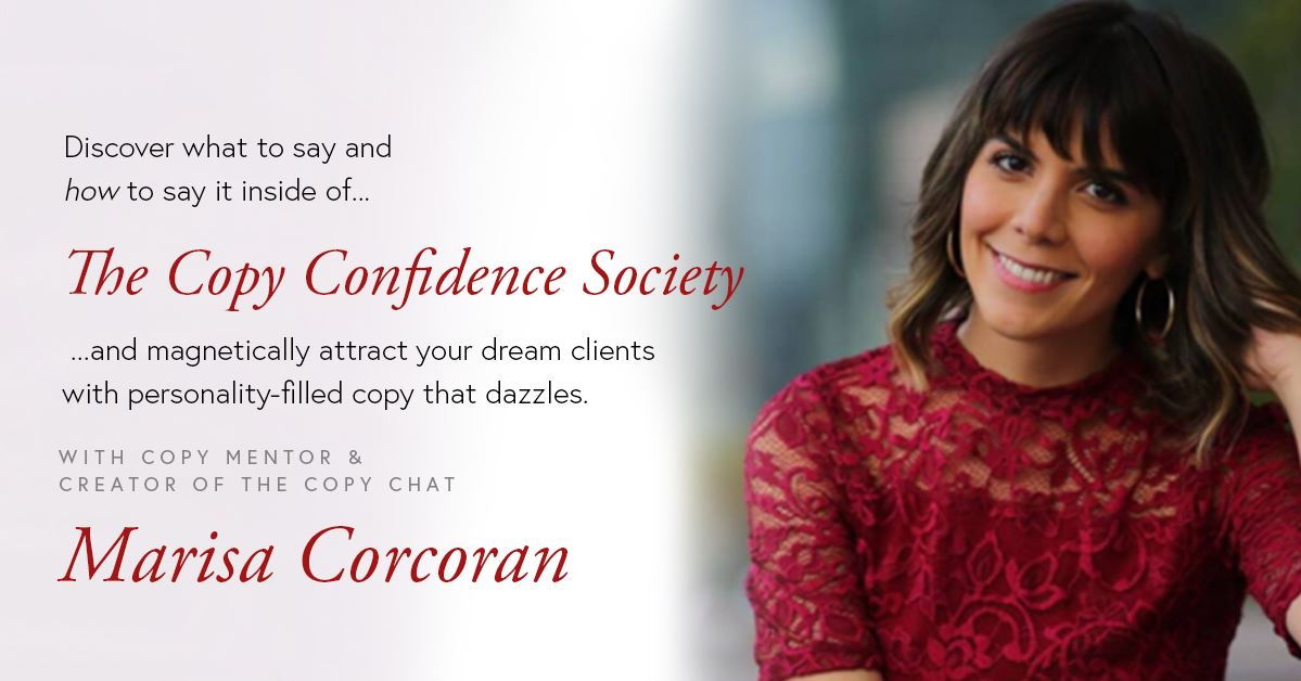 The Copy Confidence Society 2026