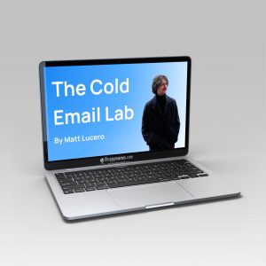 Matt Lucero - The Cold Email Lab (June 2026)