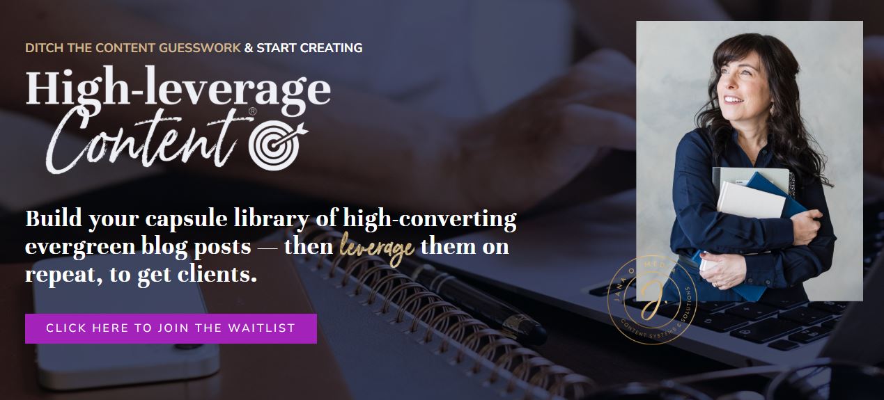High-Leverage Content