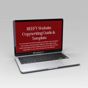 Jemilla Mills-Smith – The BEEFY Website Copywriting Guide & Template