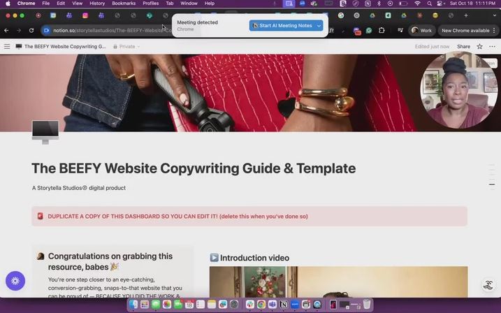 The BEEFY Website Copywriting Guide & Template