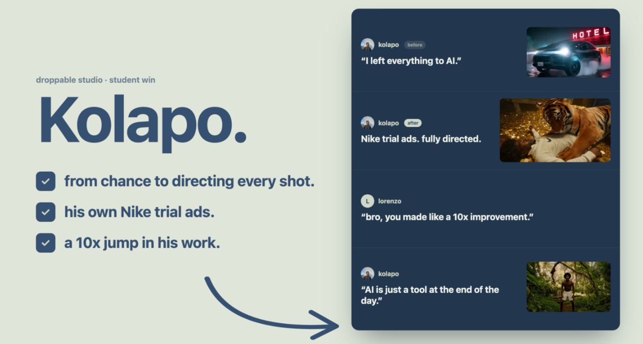Droppablestudio AI Masterclass